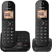 Panasonic Draadloze telefoon - - KX-TGC422GB - Zwart - Batterijduur 18u - Adresboek 120 contacten