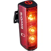 Sigma Blaze Achterlicht LED werkt op een accu Rood, Zwart