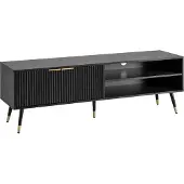 Wohnling TV-meubilair, Zwart (150 x 39 x 51 cm)