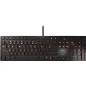 Cherry KC 6000 Slim toetsenbord USB Amerikaans Engels Zwart