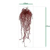 Maxifleur Kunstplanten Callisia kunst hangplant 70cm UV Burgundy