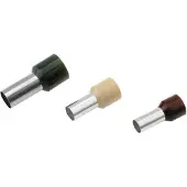 Cimco Aderendhülse 16 mm² 12 mm Teilisoliert Grün 18 2218 100 St.
