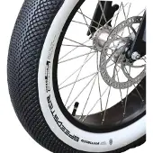 Diverse Buitenband white wall 20x4.00 | fatbike street