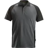 Snickers 2750 Tweekleurig Polo Shirt Staalgrijs/Zwart maat L heren