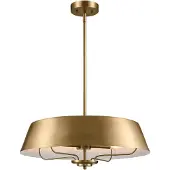 Kichler LED Hanglamp Luella | 4X E14 Max 60W | Dimbaar | Brushed Natural Brass