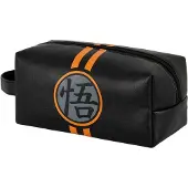 KARACTERMANIA - Dragon Ball Symbol Brick Plus Etui - Toilettas - Reistas - Toiletzak Geschikt voor Trolley - Zwart