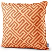 Extreme Lounging - b-cushion pattern maze - lounge- en sierkussen - binnen & buiten - uv- en waterbestendig - 50x50cm - oranje