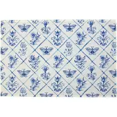 Mars & More Deurmat Delfts blauw 75x50cm