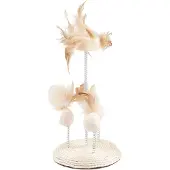 FOFOS natural wobbler kattenspeelgoed - 14x14x25 cm