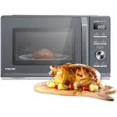 Toshiba MW3-AG25PFI magnetron met grillfunctie en 25 liter combifunctie, in de kleur grijs