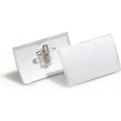 Durable badge met combiclip Click Fold formaat 40 x 75 mm