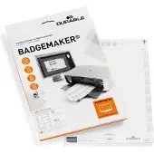 Durable etiket voor badges 90 x 60 mm (160 naambadges)