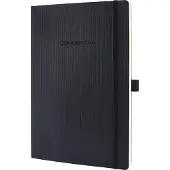 Sigel notitieboek - Conceptum Pure - A4 - softcover - zwart - 194 pagina's - 80 grams - lijn - SI-CO311