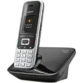 Gigaset S850 draadloos telefoon, platina zwart
