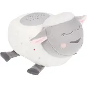 Badabulle Nachtlampje Lulu het schaap - Knuffel en nachtlamp-projector, inclusief 12 melodieën en timer - B015007