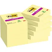 Post-It super sticky notes geel 47,6 x 47,6 mm (12 stuks)