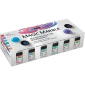 Creativ Company Kreul Magic Marble Set Metallic 6x20ml
