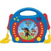 Lexibook Paw Patrol Draagbare CD-speler met 2 Meezingmicrofoons