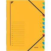 Leitz sorteermap geel (12 tabs)