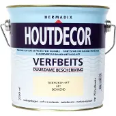 Hermadix Houtdecor Dekkend Gebroken Wit 601 2,5 LTR