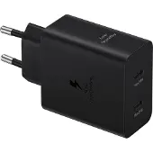 Samsung snellaadadapter Duo 50 Watt EP-T5020X, 2x USB Type-C incl. USB Type-C naar USB Type-C-kabel