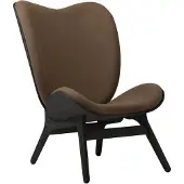 UMAGE A Conversation Piece Loungestoel Hoog Black Oak | Mocca