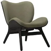 UMAGE A Conversation Piece Loungestoel Laag Black Oak | Morning Meadows