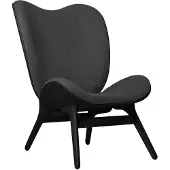 UMAGE A Conversation Piece Loungestoel Hoog Black Oak | Shadow