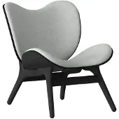 UMAGE A Conversation Piece Loungestoel Laag Black Oak | Sterling