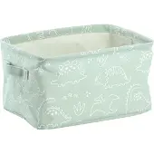 Zeller Canvas mand, 28 x 21 x 16 cm