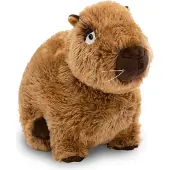 Nici Capybara Capy-barbara Sitting Teddy 27 Cm Bruin Green Kinderen