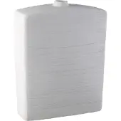 Ptmd Janettee White Rectangle Shaped Ceramic Bottle S