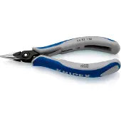 Knipex 34 52 130 Platte rondbektang Elektronica en fijnmechanica Chroom-vanadium kogellagerstaal 130 mm
