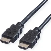 Value HDMI High Speed Cable met Ethernet M-M, zwart, 1 m