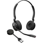 Jabra DECT-headset Engage 55 Stereo, draadloos, USB-A-adapter, compatibel met Unified Communications, batterij tot 13 uur
