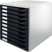 Leitz Ladenblok met 10 laden - Wit/Zwart