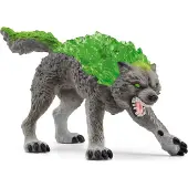 Schleich speelfiguur Eldrador Creatures Granieten Wolf fantasie speelgoed.