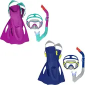Multimarca Youth Crusader Diving Kit Blauw,Roze
