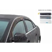 ClimAir Zijwindschermen Dark Ford Ranger 2 deurs single & rap cab 2012- voor o.a. FORD