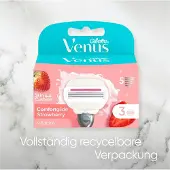 Gillette - Venus Comfortglide - Strawberry - Zoete geur en hydratatie - 4 Navulscheermesjes