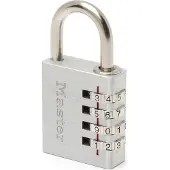 Master Lock MasterLock 7640EURD - Hangslot 4-cijferig - Aluminium - Zwart staal