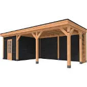 Hillhout Douglas Plat dak Premium 1050x300