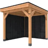 Hillhout Douglas Plat dak Premium 200 x 350 cm