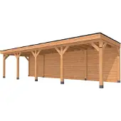 Hillhout Douglas Plat dak Premium 1400x300