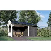 Trendhout Buitenverblijf Zadeldak Betula 750x350