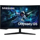 Samsung Odyssey G5 G55C - OHD-monitor 32" - 2560 x 1440 @ 165 Hz - VA - 300 cdm² - 1ms - 16:9 - 1x HDMI, 1x DisplayPort - zwart