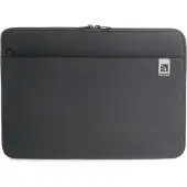 Tucano Top Sleeve MacBook Pro 16 – Robuuste 4mm Neopreen Constructie – Voorvak voor Accessoires – Anti-Slip Systeem - Zwart
