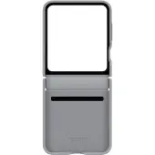 Samsung Galaxy Z Flip 6 Back Cover Kunstleer Grijs