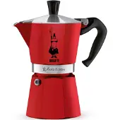 Bialetti Moka Express 6 kopjes rood