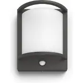 Philips myGarden wandlamp met sensor | Samondra | 2700K | Ultra Efficient | IP44 | 3.8W | Antraciet